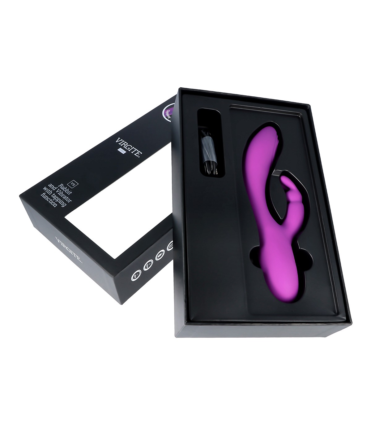 Vibrador con función tapping para estimulación clitoriana y Punto G.