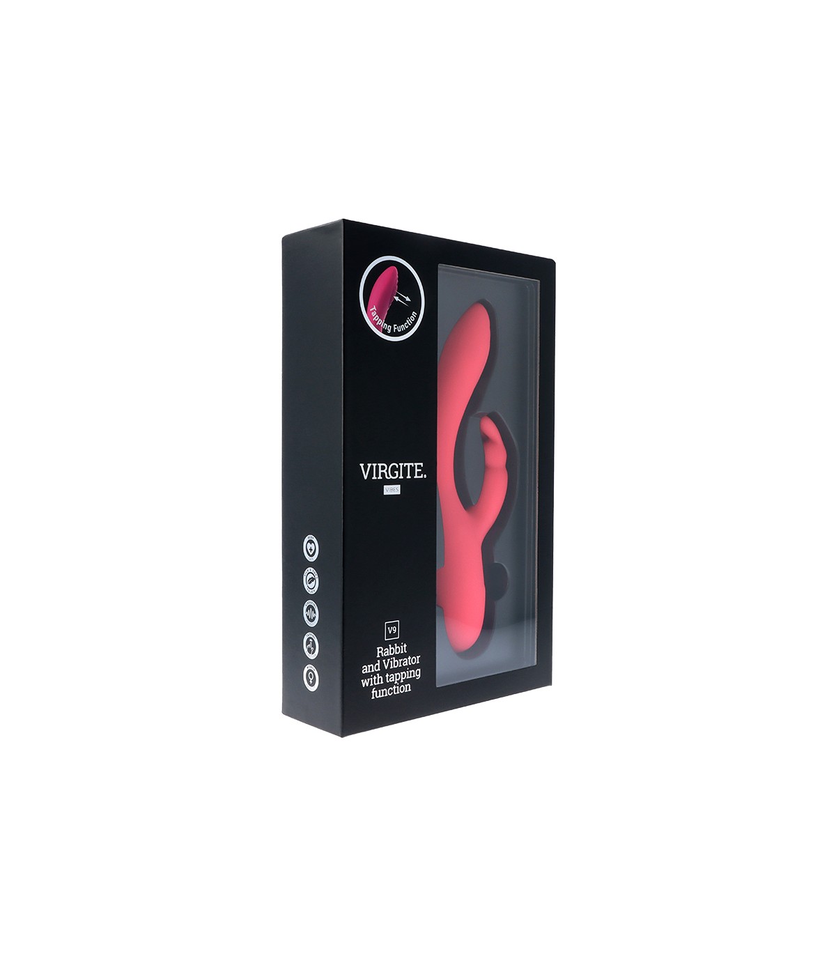 Vibrador con función tapping para estimulación clitoriana y Punto G.