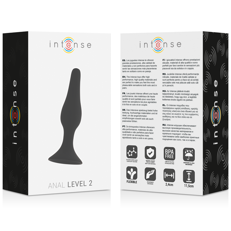 INTENSE - ANAL LEVEL 2 11.5CM NEGRO - Imagen 3
