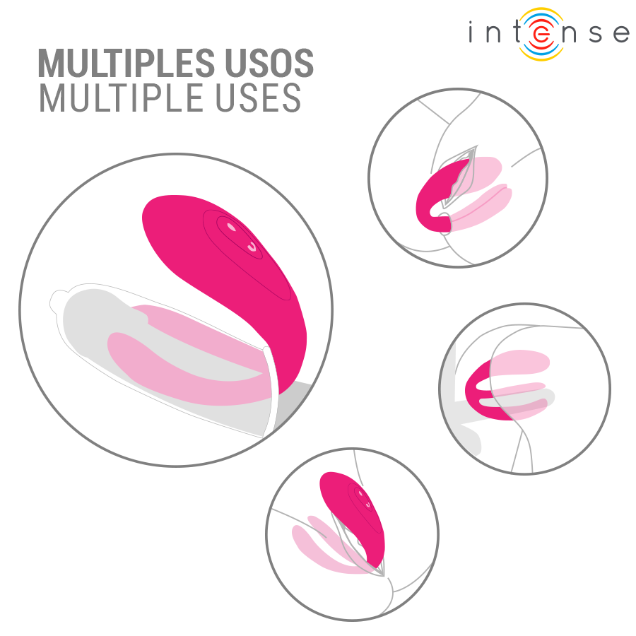 INTENSE - JULIA VIBRADOR & ESTIMULADOR DE PINZAS CONTROL REMOTO - Imagen 8