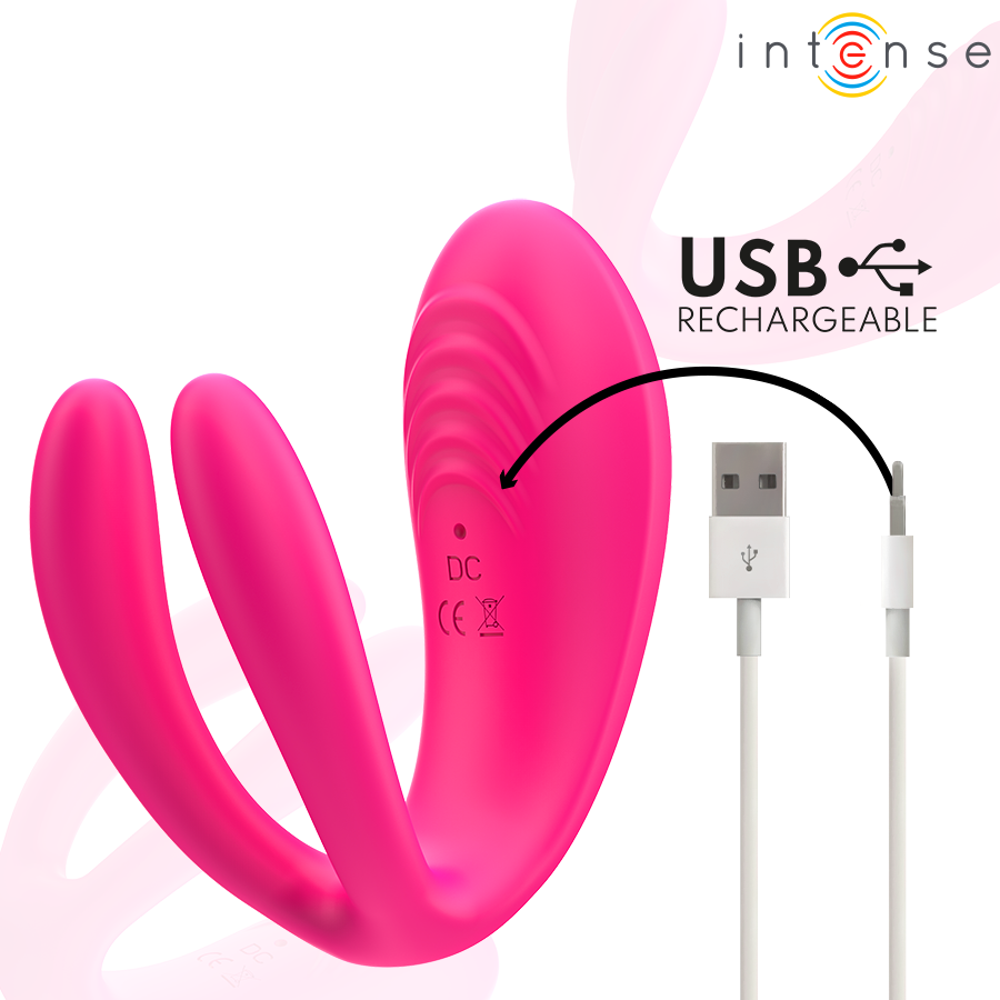 INTENSE - JULIA VIBRADOR & ESTIMULADOR DE PINZAS CONTROL REMOTO - Imagen 5