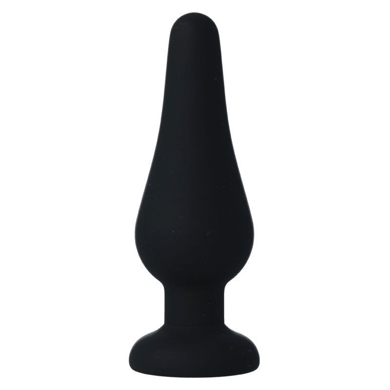 INTENSE - ANAL PLUG PIPO M SILICONE NEGRO 11 CM - Imagen 2