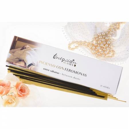 Incienso con feromonas Entre Sábanas – Estuche 25 varillas