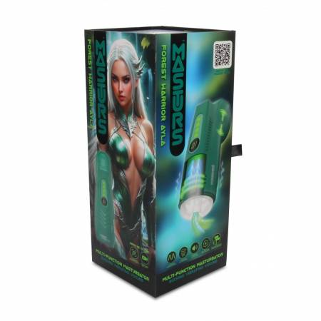 MASTURBADOR VIBRADOR USB AYLA FOREST WARRIOR