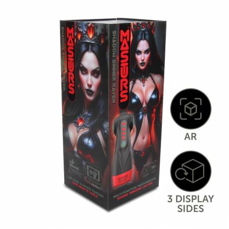 MASTURBADOR VIBRADOR USB RAVEN SHADOW SINNER