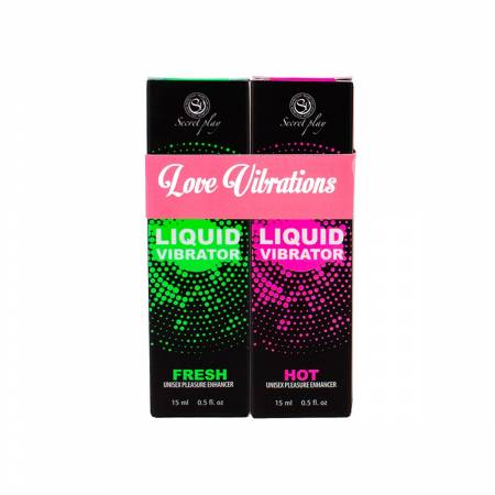 PACK 2 LOVE VIBRATIONS - VIBRADOR LIQUIDO 15 ML