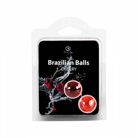 SET 2 BRAZILIAN BALLS CHERRY