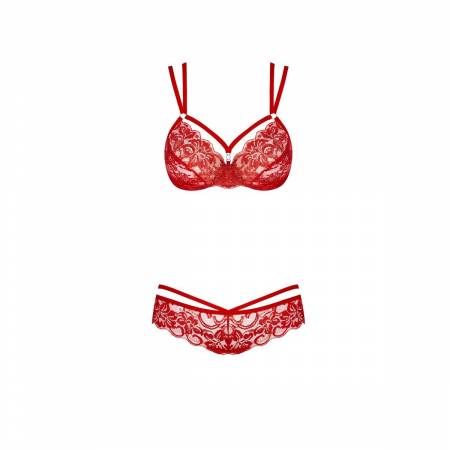 860-SET-3 2-PCS SET RED  S/M