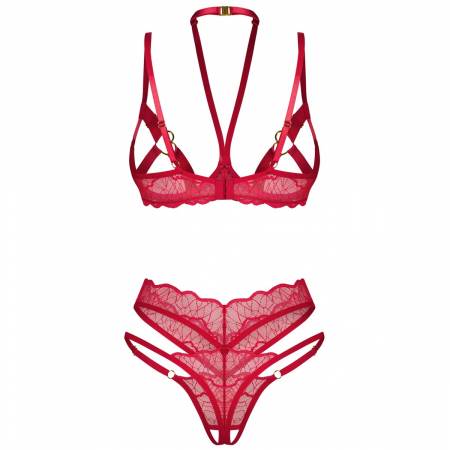 CUPIDE DESIR 2-PCS CROTCHLESS SET   S/M