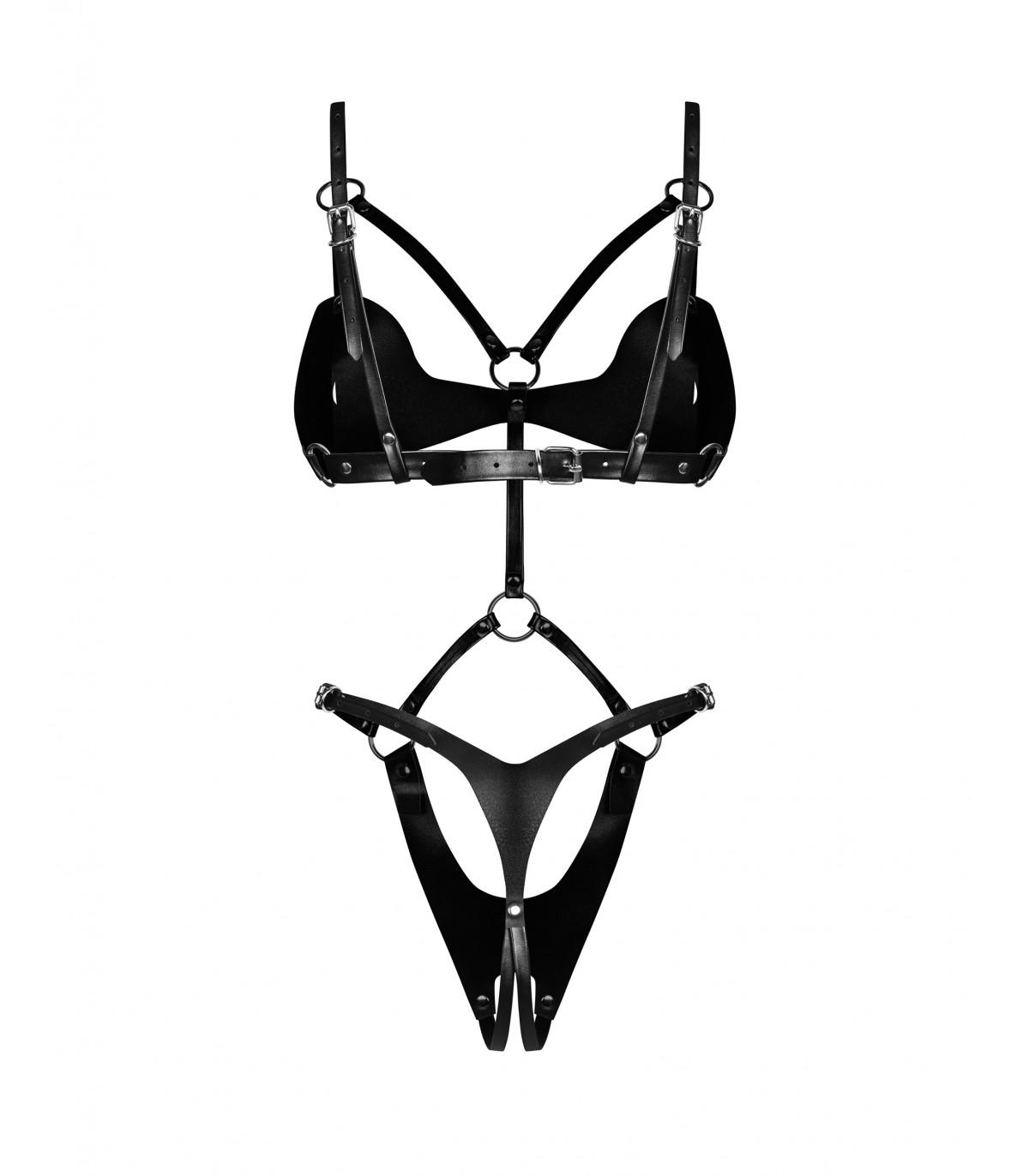 DAME CONTROLE CROTCHLESS TEDDY S/M/L - Imagen 2