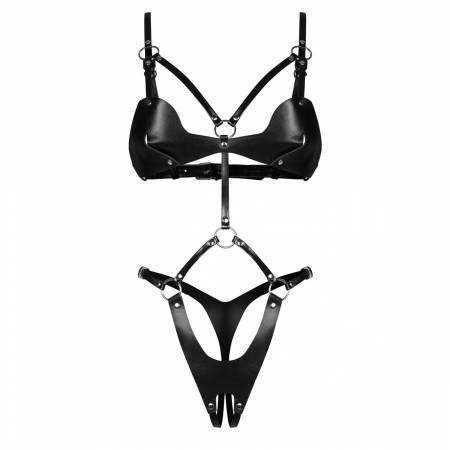 DAME CONTROLE CROTCHLESS TEDDY S/M/L