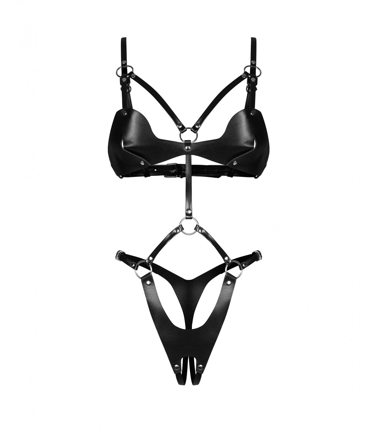 DAME CONTROLE CROTCHLESS TEDDY S/M/L