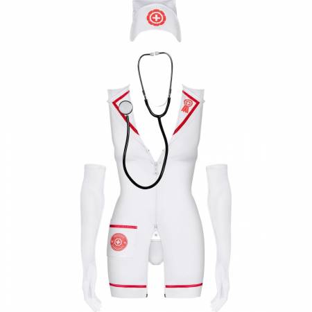 EMERGENCY DRESS + STETHOSCOPE S/M