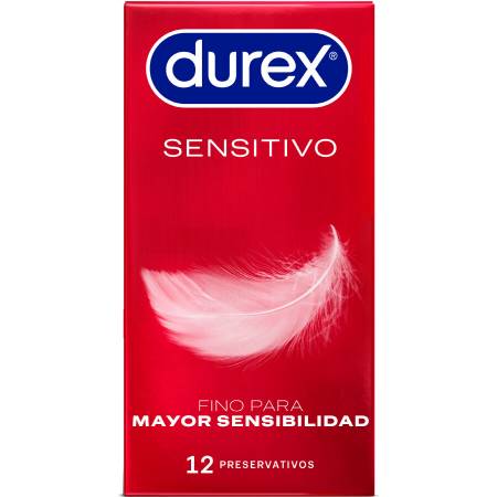 DUREX - PRESERVATIVOS SENSITIVO 12 UNIDADES
