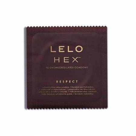 LELO HEX CONDOMS RESPECT XL 3 PACK