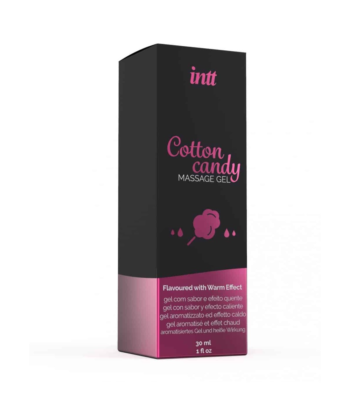 INTT GEL MASAJE EFECTO CALOR ALGODÓN DE AZÚCAR 30 ML