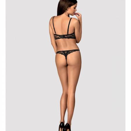 LETICA 2-PCS CUPLESS SET BLACK  S/M