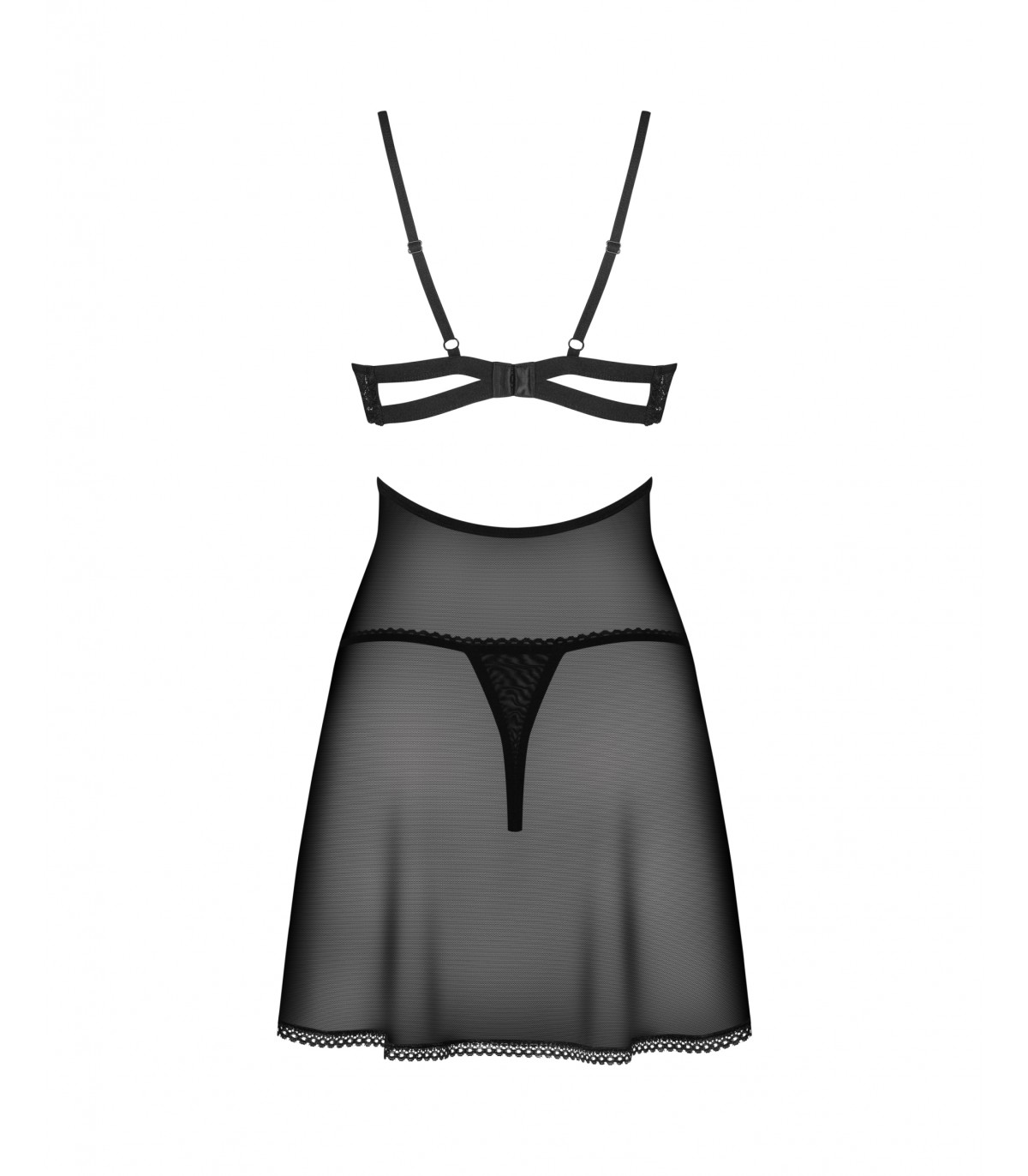 NUTRIS BABYDOLL & THONG XS/S - Imagen 2