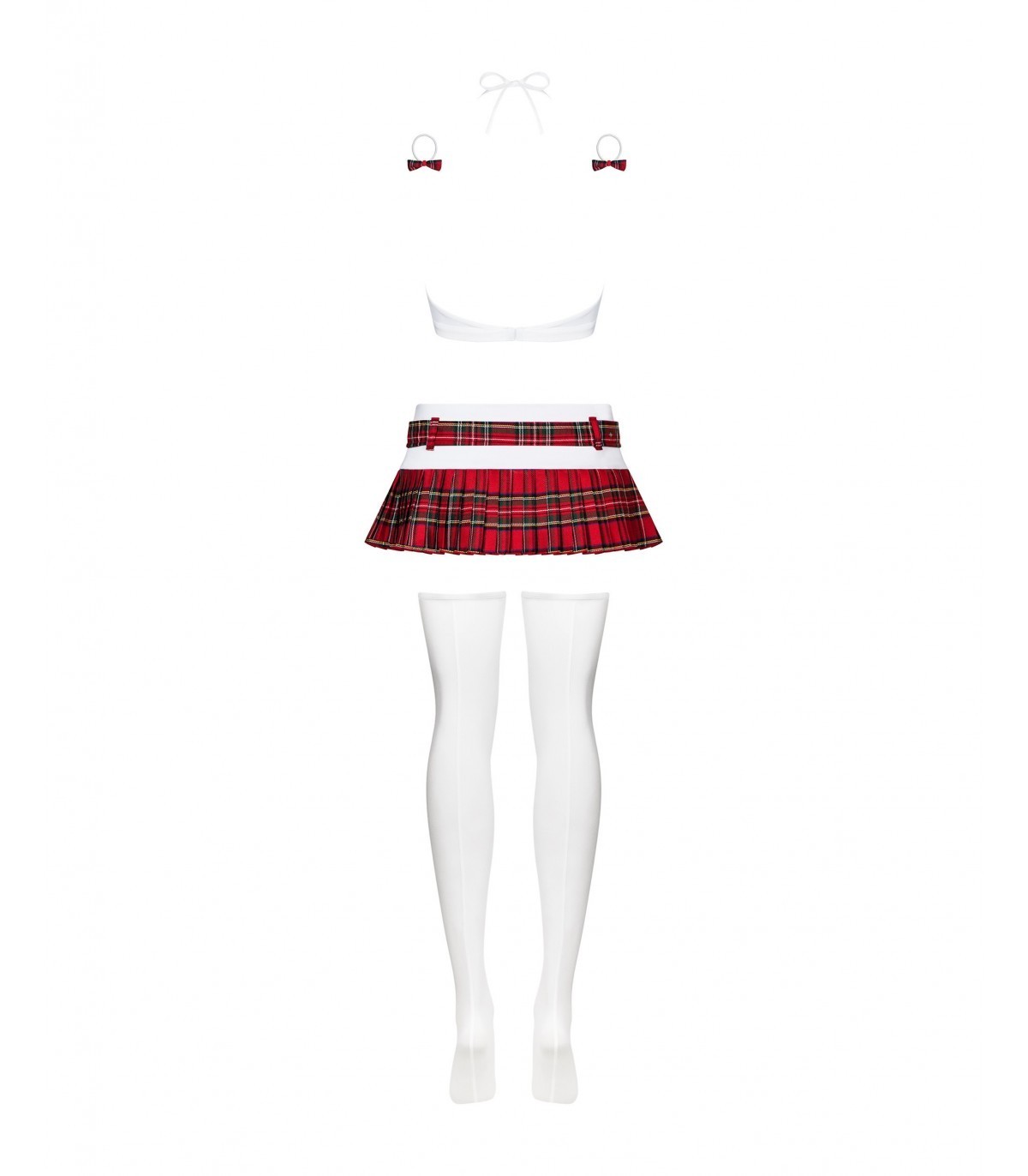 SCHOOLY 5-PCS COSTUME S/M - Imagen 3