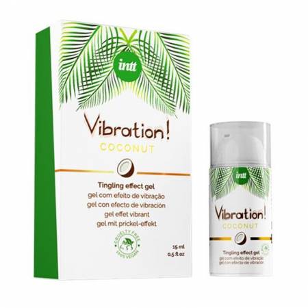 Vibrador Líquido Vegano INTT Bio Vibration Coco - 15 ml