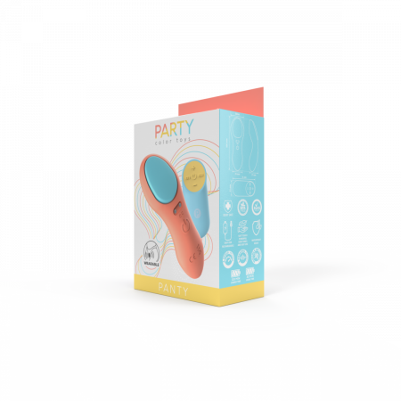 VIBRADOR PANTY C/ MANDO CORAL USB