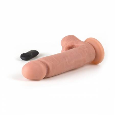 VIBRADOR REALÍSTICO R5" 21CM C/ CONTROL REMOTO"